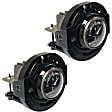 2018 Jeep Grand Cherokee - Front, Driver and Passenger Side LED Fog Light, With bulb(s), For Models With Projector Type Fog Light, CAPA Certified