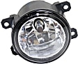 Front, Driver and Passenger Side Halogen Fog Light, With bulb(s)