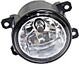Front, Driver and Passenger Side Halogen Fog Light, With bulb(s)