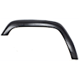 Front and Rear, Driver and Passenger Side Fender Flares, Textured Black, Thermoplastic, Bolt-On