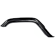 Front and Rear, Driver and Passenger Side Fender Flares, Textured Black, Thermoplastic, Bolt-On
