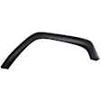 Front and Rear, Driver and Passenger Side Fender Flares, Textured Black, Thermoplastic, Bolt-On