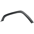 Front and Rear, Driver and Passenger Side Fender Flares, Textured Black, Thermoplastic, Bolt-On