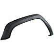 Front and Rear, Driver and Passenger Side Fender Flares, Textured Black, Thermoplastic, Bolt-On