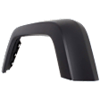 2008 Jeep Wrangler - Front and Rear, Driver and Passenger Side, Fender Flares, Front - Textured Black, Rear - Primed