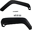 2016 Jeep Wrangler - Front, Driver and Passenger Side, Fender Flares, Textured Black