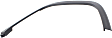 Front, Driver and Passenger Side Fender Flares, Textured Black, For Models without Off Road Package, Except Trailhawk Model