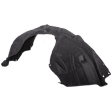 Front, Driver and Passenger Side Fender Liners, Plastic, Without Insulation Foam, Except Models with 6.4L Engine