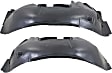 Front, Driver and Passenger Side, Fender Liner