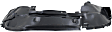 Front, Driver and Passenger Side, Fender Liner