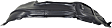 2015 Jeep Cherokee - Front, Driver and Passenger Side Fender Liner, For Models With Off Road Package