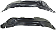 2015 Jeep Cherokee - Front, Driver and Passenger Side Fender Liner, Type 1, For Models Without Off Road Package