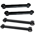 Rear, Driver and Passenger Side, Upper and Lower Control Arm, Without ball joint(s)