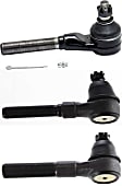 Front, Driver Side, Outer and Passenger Side, Inner and At Pitman Arm Tie Rod Ends