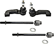 Front, Driver and Passenger Side, Inner And Outer Tie Rod Ends