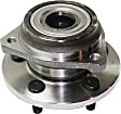Front, Driver and Passenger Side Wheel Hub, 5 Lugs, With Bearing
