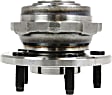 2-Wheel Set Front, Driver and Passenger Side Wheel Hubs, with Bearing, 5 x 4.5 In. Bolt Pattern, Non-ABS