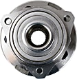 2-Wheel Set Front, Driver and Passenger Side Wheel Hubs, with Bearing, 5 x 4.5 In. Bolt Pattern, Non-ABS