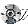 Front and Rear, Driver or Passenger Side Wheel Hub, 6 Lugs, With Bearing, With Sensor, RWD