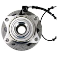 Front and Rear, Driver or Passenger Side Wheel Hub, 6 Lugs, With Bearing, With Sensor, RWD