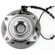 Front and Rear, Driver or Passenger Side Wheel Hub, 6 Lugs, With Bearing, With Sensor, RWD