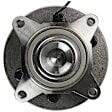 Front and Rear, Driver or Passenger Side Wheel Hub, 6 Lugs, With Bearing, With Sensor, RWD