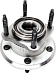 2-Wheel Set Rear, Driver and Passenger Side Wheel Hubs, With Bearing, 5 x 5 in. Bolt Pattern