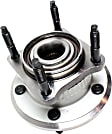 2-Wheel Set Rear, Driver and Passenger Side Wheel Hubs, With Bearing, 5 x 5 in. Bolt Pattern