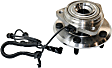 2007-2010 Jeep Wrangler - Front, Driver and Passenger Side Wheel Hub, 5 Lugs, With Bearing, With Sensor, 3.8L, 6Cyl