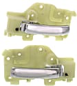 Front or Rear, Driver and Passenger Side Interior Door Handles, Chrome, Without Door Lock Hole