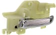 Front or Rear, Driver and Passenger Side Interior Door Handles, Chrome, Without Door Lock Hole