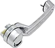 Front and Rear, Driver and Passenger Side Chrome Exterior Door Handle, Without Key Hole