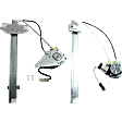 Front And Rear, Passenger Side Power Window Regulator, With Motor