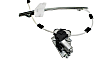 2002 Jeep Liberty - Front, Driver and Passenger Side Power Window Regulator, With Motor, For Models With One-Touch Switch