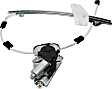 Front And Rear, Driver Side Power Window Regulator, With Motor