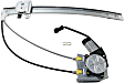 Front And Rear, Driver Side Power Window Regulator, With Motor