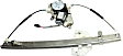 2007 Jeep Liberty - Front, Driver and Passenger Side Power Window Regulator, With Motor, Regulator Attaches Directly To Window Glass, With Locator Pin And Hole, Production Date From February 25 2006