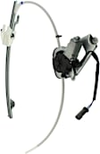 2007 Jeep Liberty - Front, Driver and Passenger Side Power Window Regulator, With Motor, Regulator Attaches Directly To Window Glass, With Locator Pin And Hole, Production Date From February 25 2006
