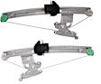 Rear, Driver and Passenger Side Power Window Regulator, Without Motor