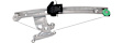 Rear, Driver and Passenger Side Power Window Regulator, Without Motor