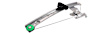 Rear, Driver and Passenger Side Power Window Regulator, Without Motor