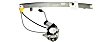 Rear, Driver and Passenger Side Power Window Regulator, With Motor