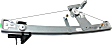Rear, Driver and Passenger Side Power Window Regulator, Without Motor