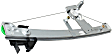 Rear, Driver and Passenger Side Power Window Regulator, Without Motor