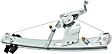 Rear, Driver and Passenger Side Power Window Regulator, Without Motor