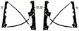 Front, Driver and Passenger Side Power Window Regulator, Without Motor