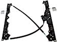 Front, Driver and Passenger Side Power Window Regulator, Without Motor
