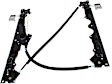 Front, Driver and Passenger Side Power Window Regulator, Without Motor