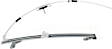 2003 Jeep Liberty - Front And Rear, Passenger Side Manual Window Regulator, Without Motor