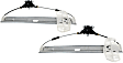 Rear, Driver and Passenger Side Window Regulators, Manual, For Models With Full Door Type